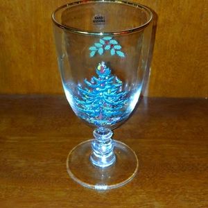 NWT Spode Christmas Tree Pattern Water Glass